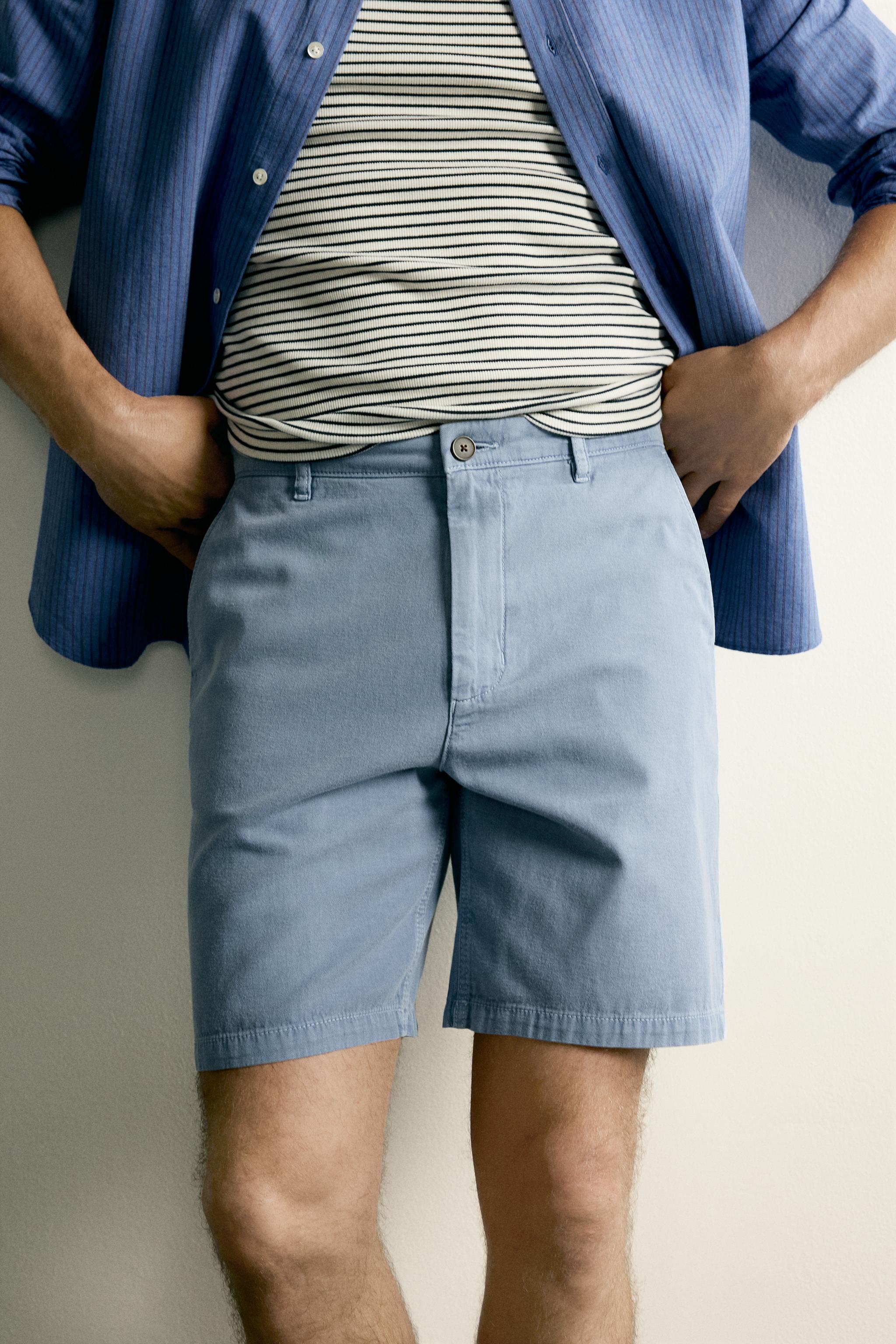SHORT DÉLAVÉ REGULAR FIT
